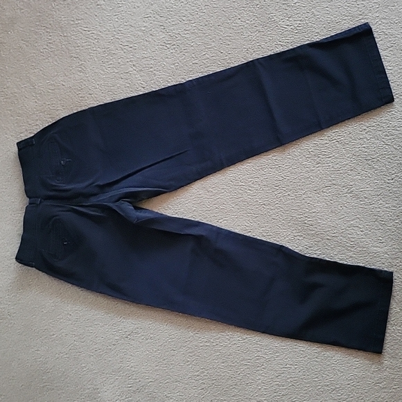Lee Relaxed Straight Leg Navy Pants Size 6 - Picture 3 of 4